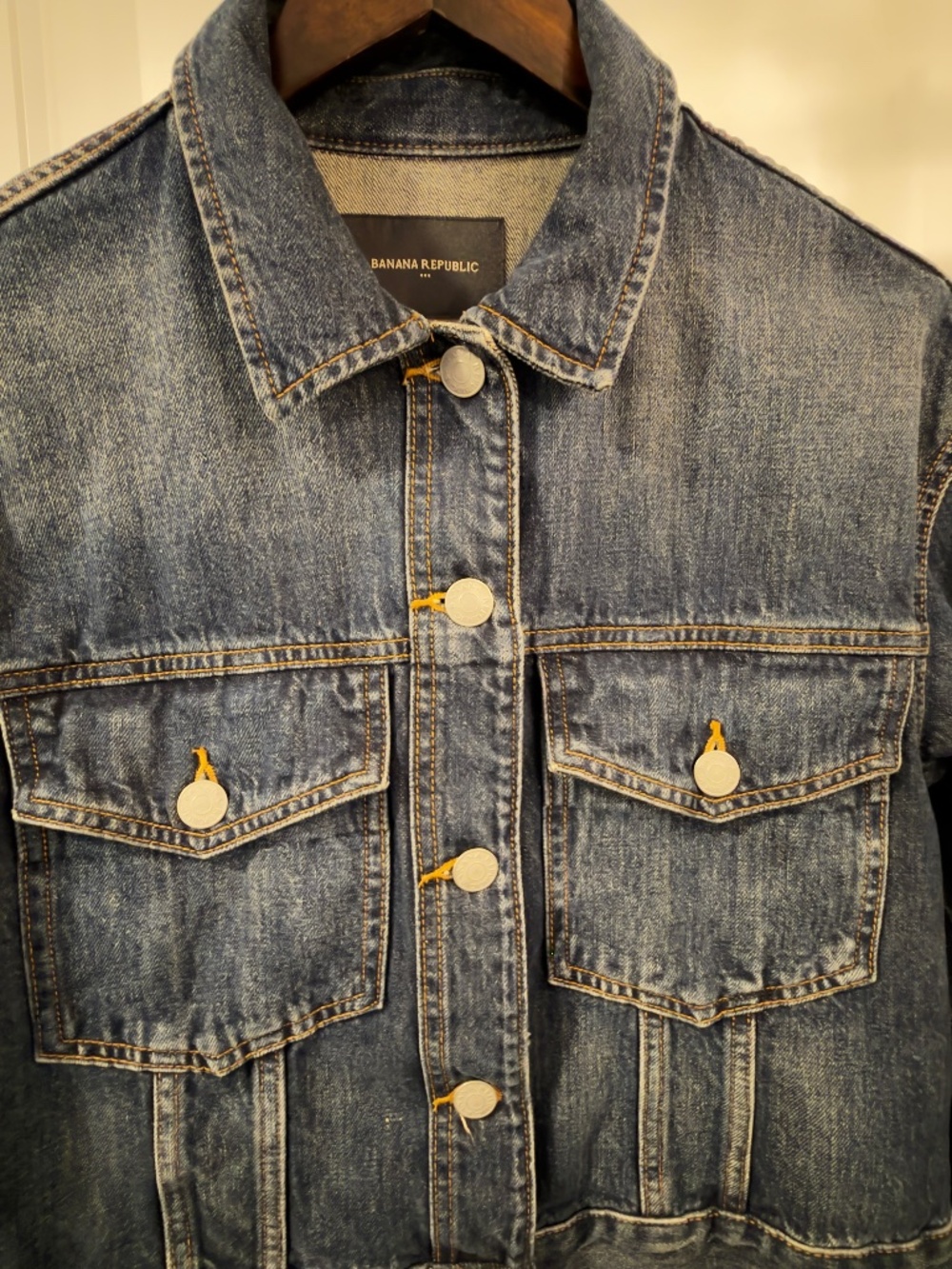 BR Factory Dark Indigo Oversized Jacket | S | Excellent pre-loved condition